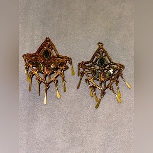 Vintage Gold Tone Brooch and Pendant